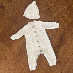 Baby Newborn Boy Knitted Sweater Romper